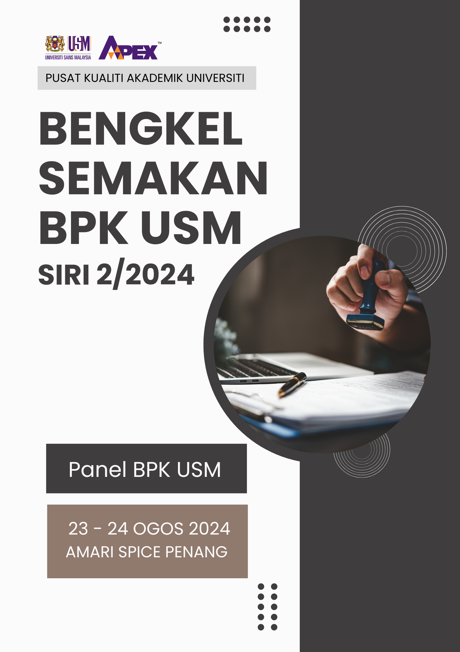 Poster Bengkel Semakan BPK Siri 2 2024